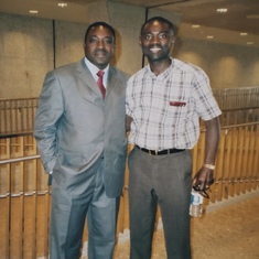 June 2004 - Ni George and brother Ni Allen Gang in the Maryland, USA on one of Ni George's visits.