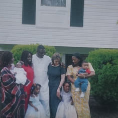 2004 - Ni George and brothers' wives on one of his visits to Maryland,USA : Ma Ella, Ma Jane, Ma Allegra & Ma Comfort Gang