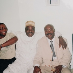 Ni George, his cousin - Ni Njifentz Dohnji & brother-in-law - Ni Augustine Tambekong in London - UK