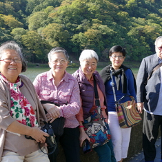 Uncle George & Auntie Ching w/ Relatives @ Arashiyama, Kyoto 2015