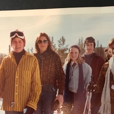 Early 1973 with cousins Jim Clay, Frank and Marian Hawley and Aunt Nancy