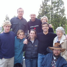 Christmas 2004? Morton family and mama Thorne Hawley