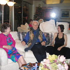 George & Sylvia with Sylvia's Mom - Christmas 2004