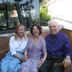 Linda Kline, Sylvia & Papa George