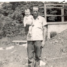 My dad and me circa 1952