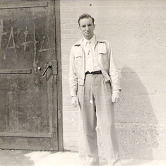 Daddy in Chicago in 1955 while training for Electrical Field