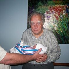 daddy holding Tori Raye-Ann Abbott  born 3/2010