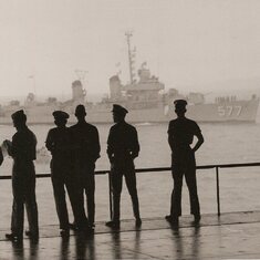 Of the many pictures dad took, this is a favorite. Possibly from the USS Sisily.