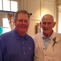 Rob Williams, PGA member and long time fan of dad. Thank you Rob, for honoring our dad!