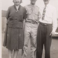 Margaret, Sonny in the Air Force and Ike
