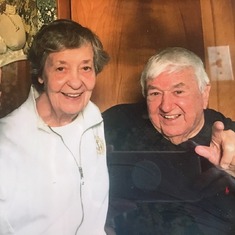 Photo taken in Marlene and George's kitchen  (2017)