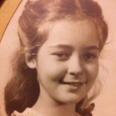 Marlene as a young girl