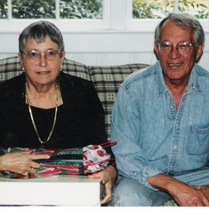 George with his sister, Carolyn Shepard Chisholm