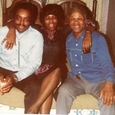 Melvin, Dottie and our father (Charles Hanns)