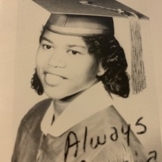 Georgia A. Hanns Hinton Graduation picture from L. P. Jackson High School, June 1961, Dendron, VA