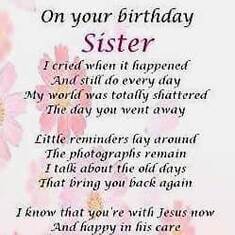 Happy Birthday sweet sister, Georgia. You are 79 today (June 14, 1943). Love you. R.I.P.