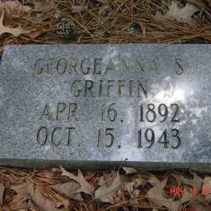 Georgianna Griffin ( Death date was a mistake)