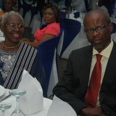 Mum with Mr. T KCOB 104th Anniversary Dinner