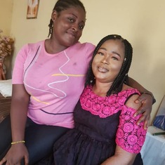 Mum and Mbongis on her birthday (2020)