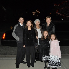 Heading out for Dinner - Gerald, Sharon, Dolores, Jean, Chloe & Ashley