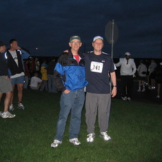 Start of the Olathe Marathon - 2007 - Gerald & Bryan
