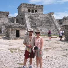 Tulum Ruins in Mexico - 2003 - Gerald & Jean