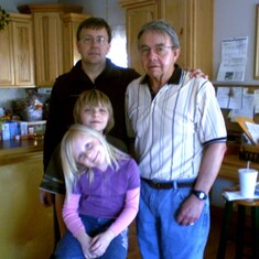 Dad, Dwight, Matt & Cydney 2007