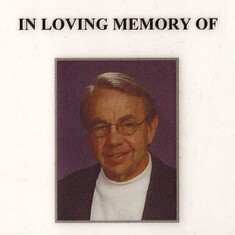 In loving memory of Dad - obituary picture.