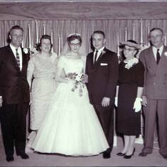 Wedding picture with our grandparents.