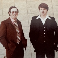 Jerry and Dan, circa 1976