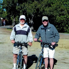Brothers in law and on bikes