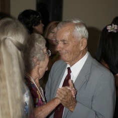 Gerry dancing with Nancy in 2009.