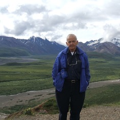 Gerry in Alaska. He and Nancy took a there plane touring Alaska.