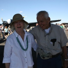 Gerry met Liz Siebel at the Ford Tri Motor exhibit at the Reno Air Races