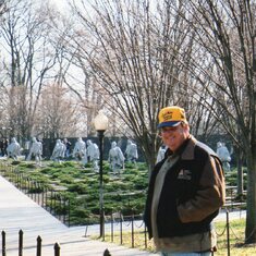 Gerry at Korean War Memorial
