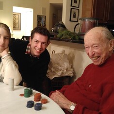 Poker with the grandkids