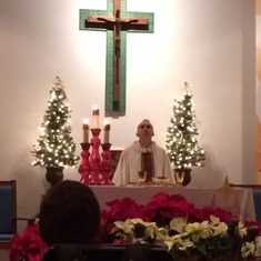1/4/15 - Mass at Our Lady Queen of Peace, Arlington VA