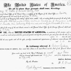 7 Oct 1834 land purchase