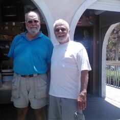  Gerry and me (Dave Crandall) summer of 2012 Venice, FL.