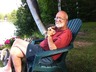 Dad by the lake in Elk Rapids, 2011