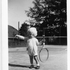 Born with a tennis racquet in his hands!