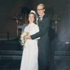 Wedding photo, 1970