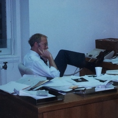 Working at Crocker Bank, 1975(?)