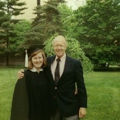 Daughter Megan's graduation, 1993