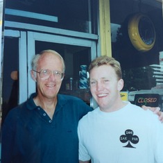 Fenton's with David, 1995