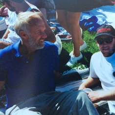Beach Boys concert, with David, 1996