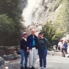 Yosemite with Megan and Maria, 2001