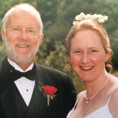 With Megan, 2002