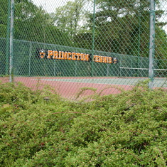 Princeton tennis courts, where Dad played from 1961  - 1965 (Photo taken 2005)