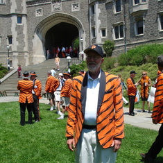 Getting ready for the Princeton Class of 1965 photo (taken 2005)